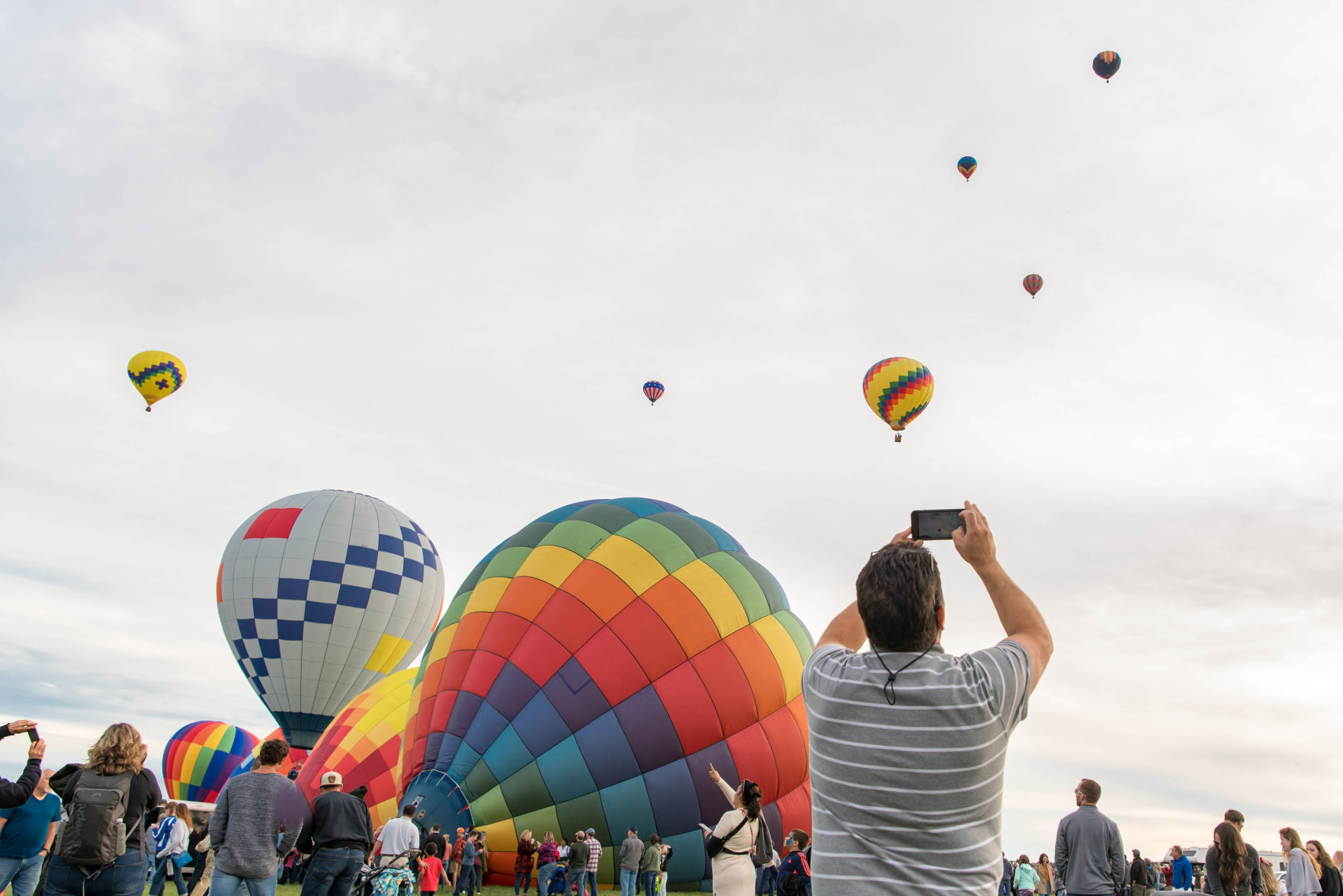 Adirondack Balloon Festival Saturday evening